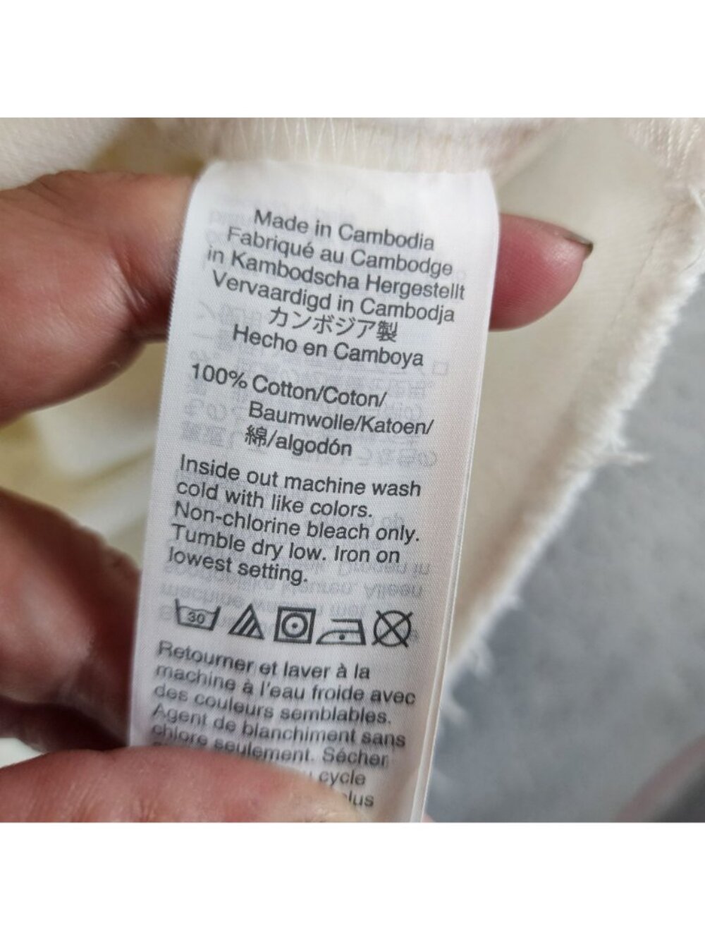 J. Crew Dress Womens 8 Cream Denim Sleeveless 100% Cotton *Read* - Picture 2 of 10